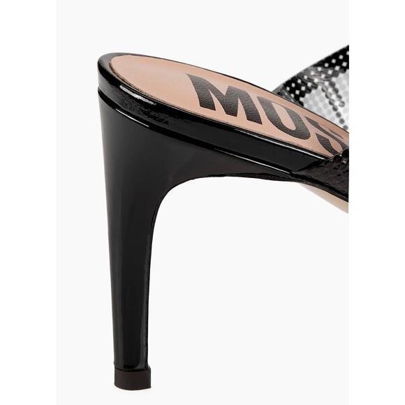 Moschino Logo Patent Leather Mules sz. 34.5 EU - Picture 6 of 12